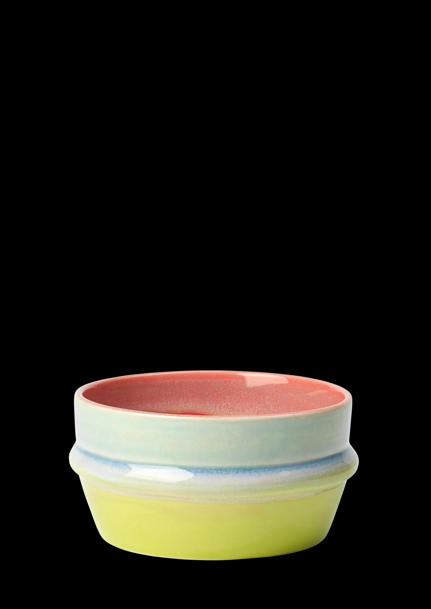 Clearance Kähler Poppery Skål Ø12 cm pink/mint/apple green