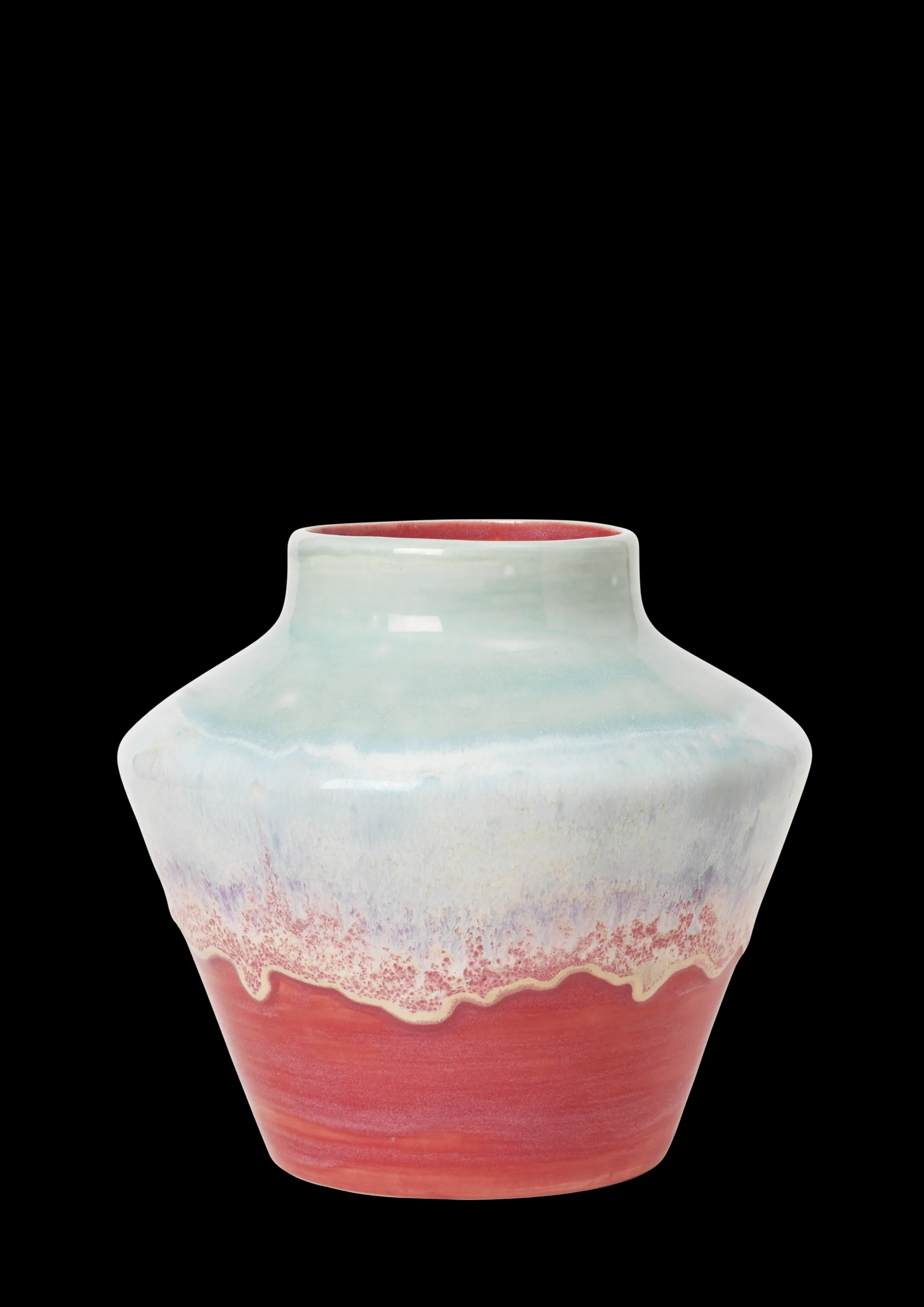 Discount Kähler Poppery Vase H20.5 cm mint/pink | Køb hos os