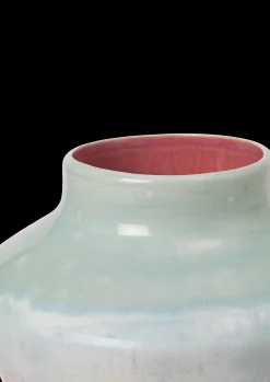 Discount Kähler Poppery Vase H20.5 cm mint/pink | Køb hos os