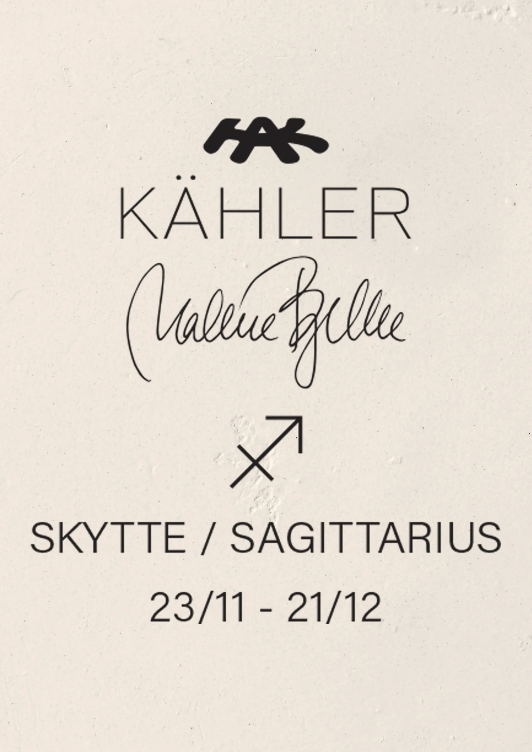 Sale Kähler Skytte H17 i hvid fra serien Astro | Køb her