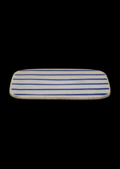 Clearance Lyngby Porcelæn DAN|Ild Serveringsfad 27x27 stribe | Køb her