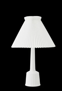 Lyngby Porcelæn Esben Klint Lampe EU stik H44 hvid | Køb her