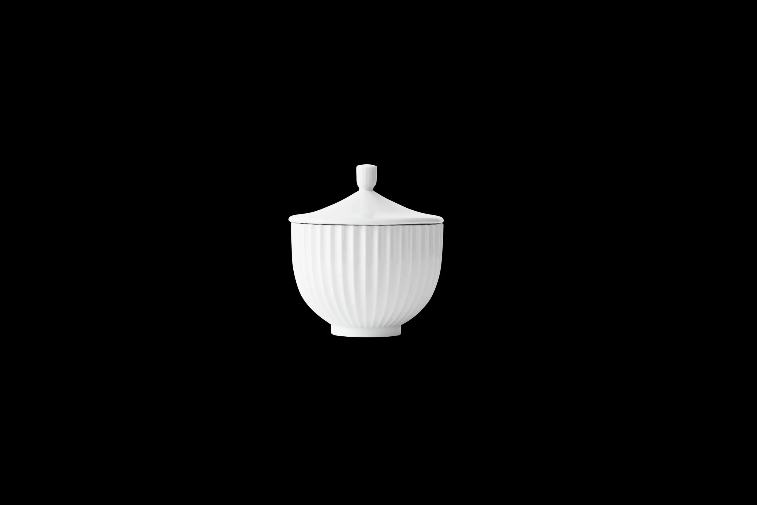 Clearance Lyngby Porcelæn Lyngby Bonbonniere Ø14 cm hvid porcelæn