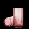 Lyngby Porcelæn Lyngby Vase burgundy mundblæst glas