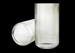 Best Lyngby Porcelæn Lyngby Vase H31 smoke mundblæst glas