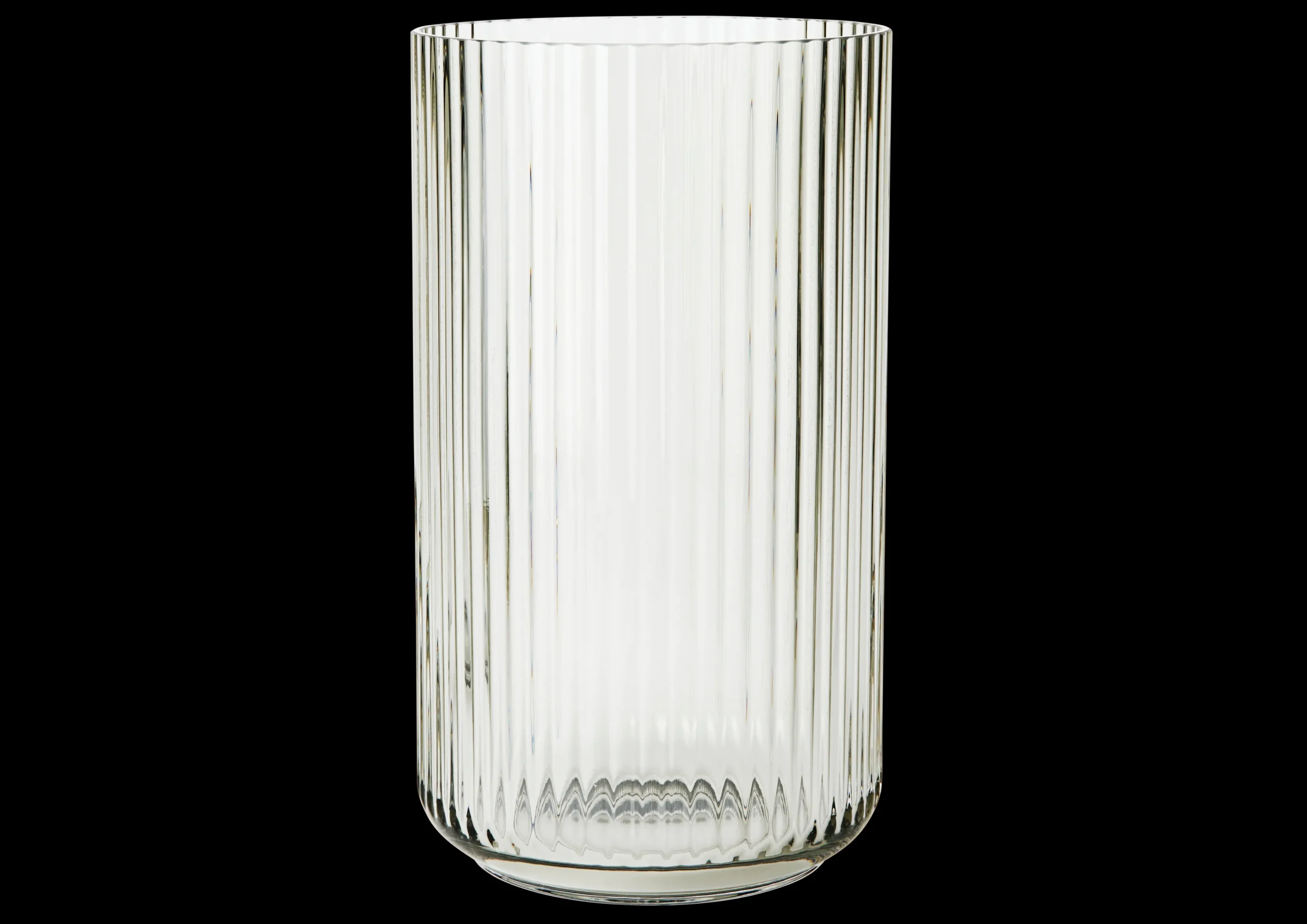 Best Lyngby Porcelæn Lyngby Vase H31 smoke mundblæst glas