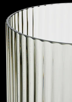 Best Lyngby Porcelæn Lyngby Vase H31 smoke mundblæst glas
