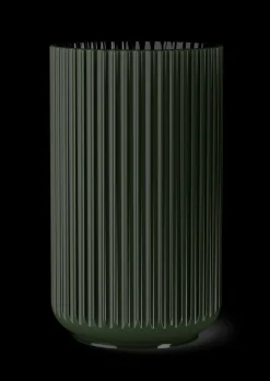 New Lyngby Porcelæn Lyngby Vase H31 cm mørk grøn porcelæn
