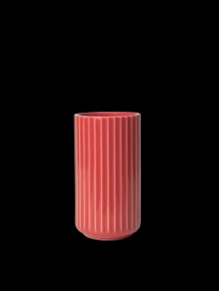New Lyngby Porcelæn Lyngby Vase H15.5 cm rød porcelæn | Køb nu