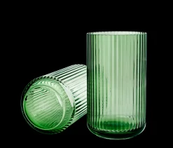 New Lyngby Porcelæn Lyngby Vase copenhagen green mundblæst glas