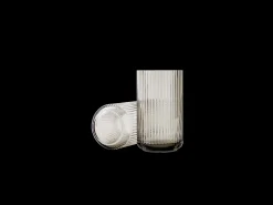 Outlet Lyngby Porcelæn Lyngby Vase H38 smoke mundblæst glas