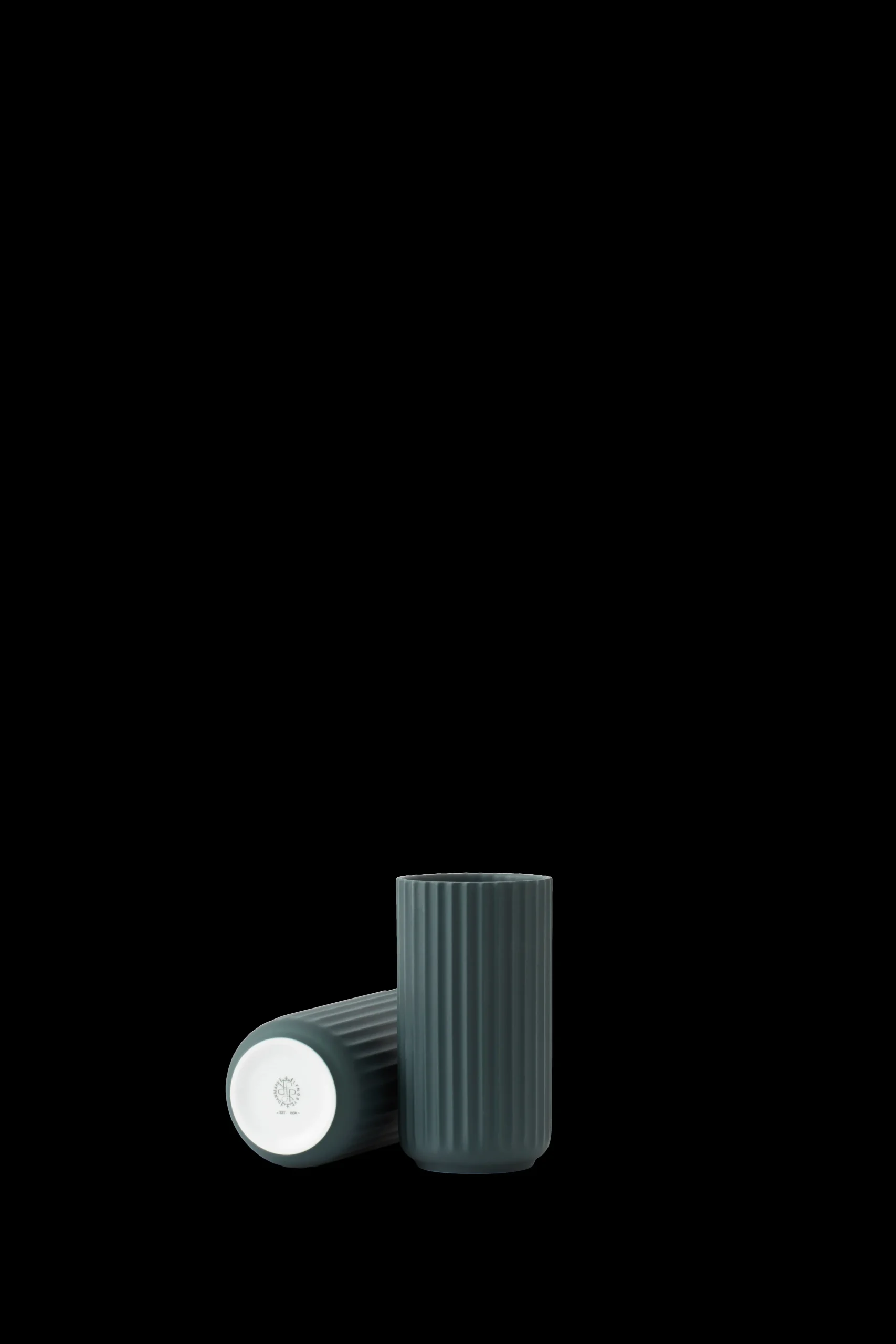 Lyngby Porcelæn Lyngby Vase H20.5 copenhagen green porcelæn