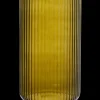 Outlet Lyngby Porcelæn Lyngby Vase H38 olivengrøn mundblæst glas