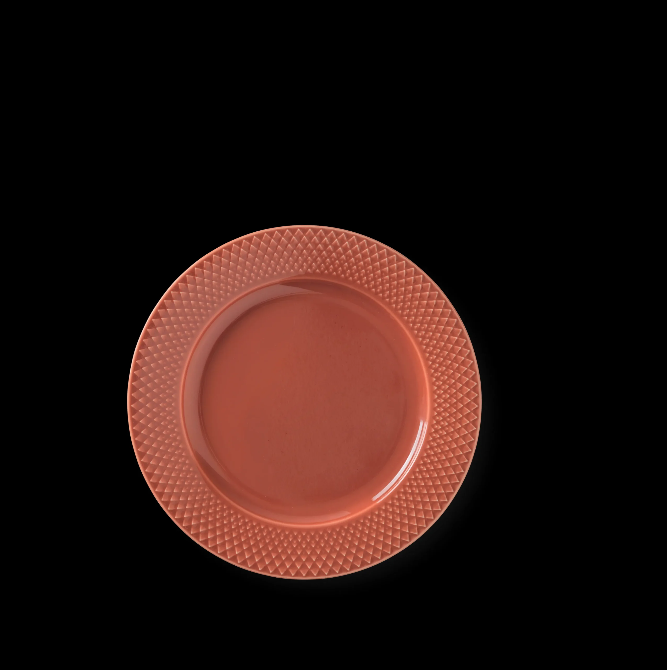 Best Lyngby Porcelæn Rhombe Color Frokosttallerken terracotta