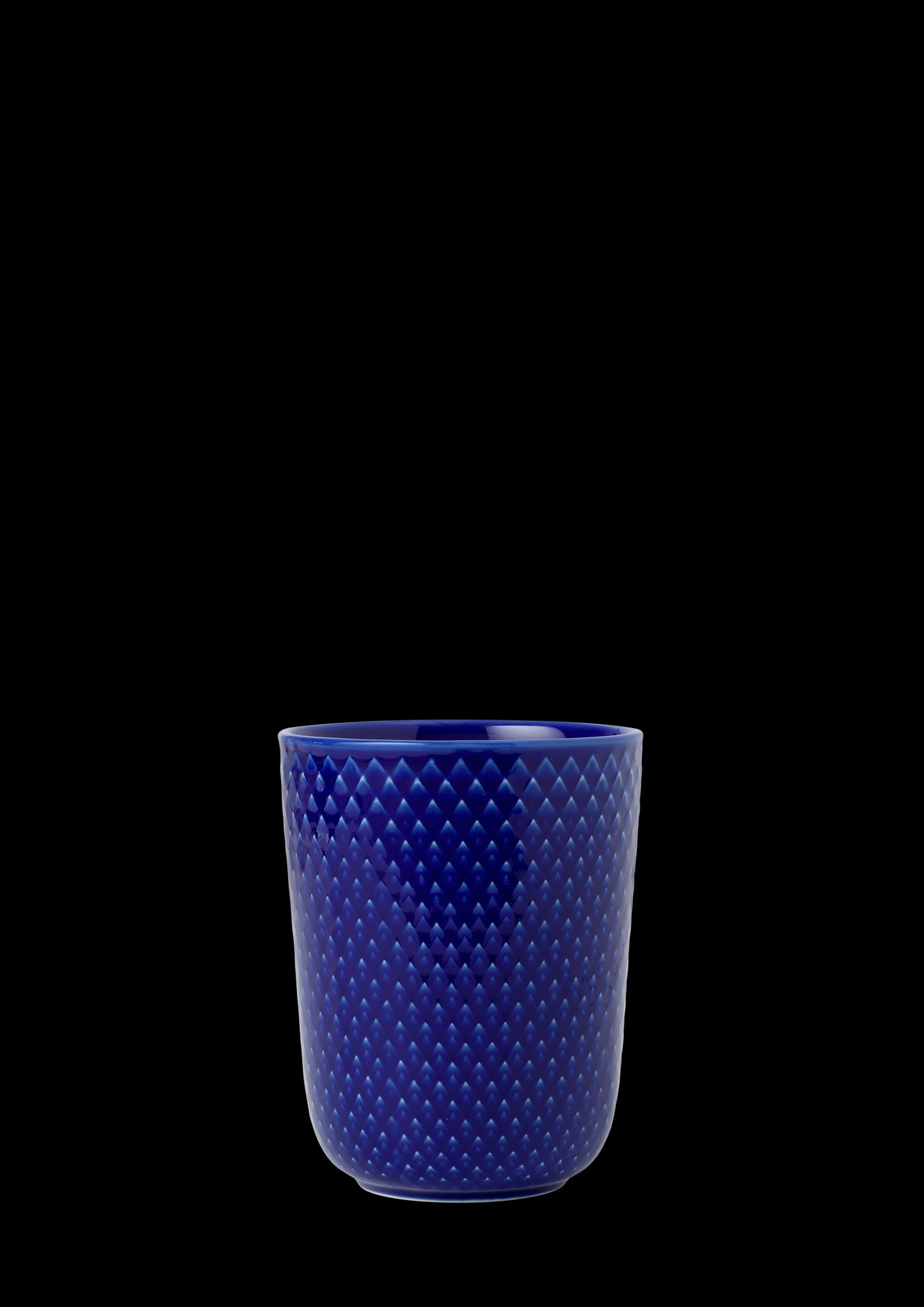 Discount Lyngby Porcelæn Rhombe Color Krus 33 cl mørk blå | Køb her