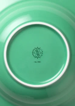 New Lyngby Porcelæn Rhombe Color Dyb tallerken Ø24.5 cm grøn