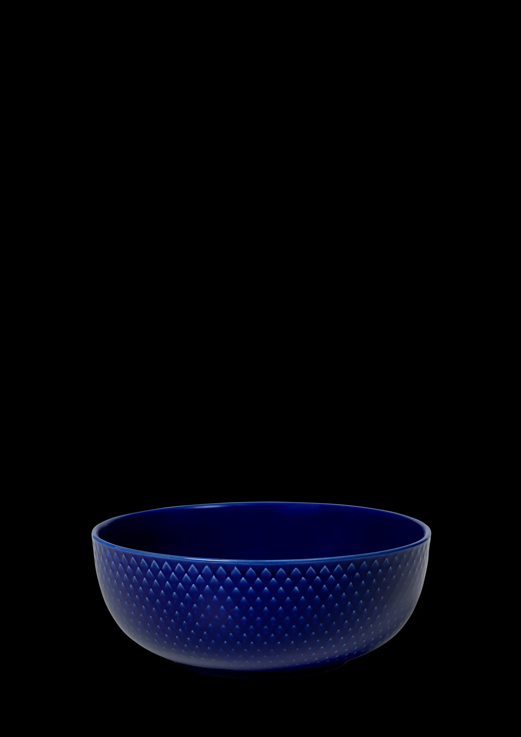 Discount Lyngby Porcelæn Rhombe Color Skål Ø15.5 cm mørk blå
