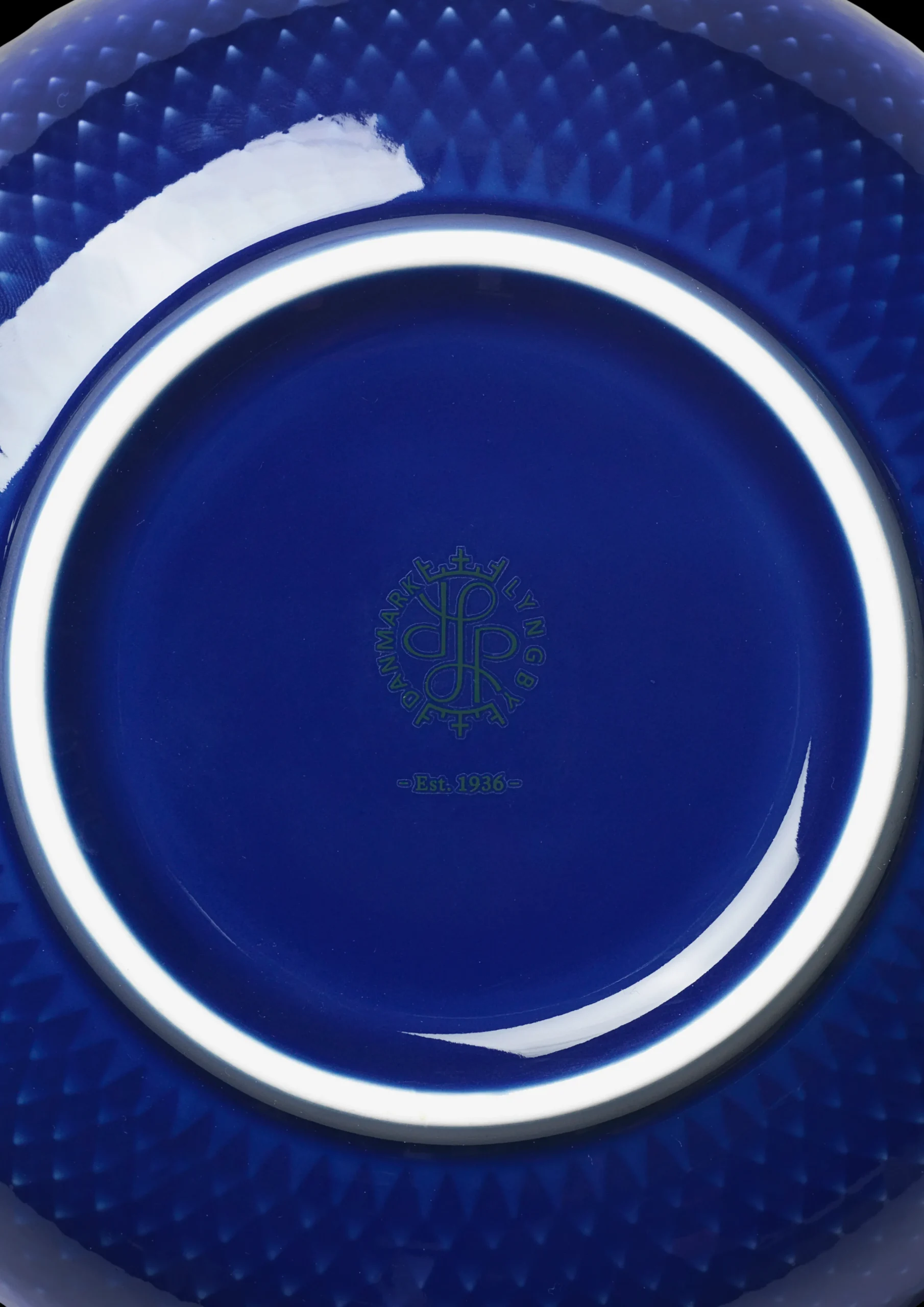 Discount Lyngby Porcelæn Rhombe Color Skål Ø15.5 cm mørk blå