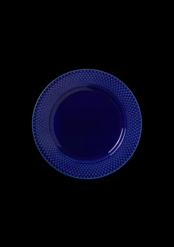 Sale Lyngby Porcelæn Rhombe Color Frokosttallerken mørk blå