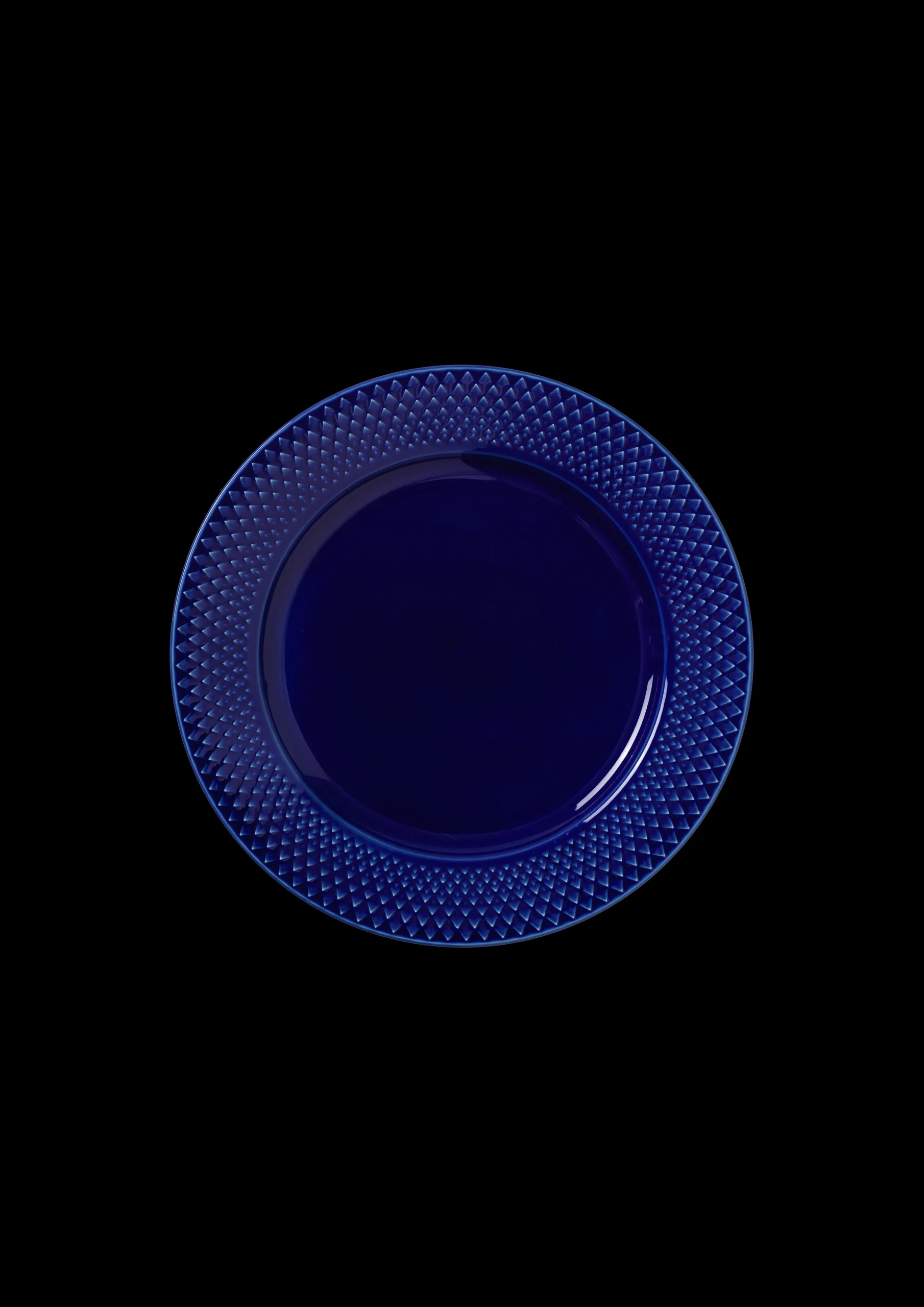 Sale Lyngby Porcelæn Rhombe Color Frokosttallerken mørk blå