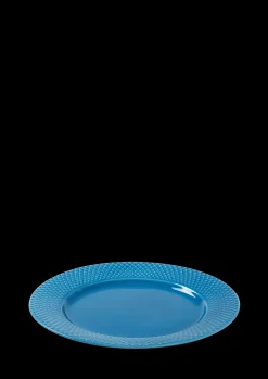 Outlet Lyngby Porcelæn Rhombe Color Middagstallerken Ø27 cm blå