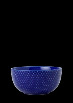 Sale Lyngby Porcelæn Rhombe Color Skål Ø13 cm mørk blå | Køb her