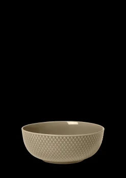 Online Lyngby Porcelæn Rhombe Earth Skål Ø15.5 cm clay | Køb nu