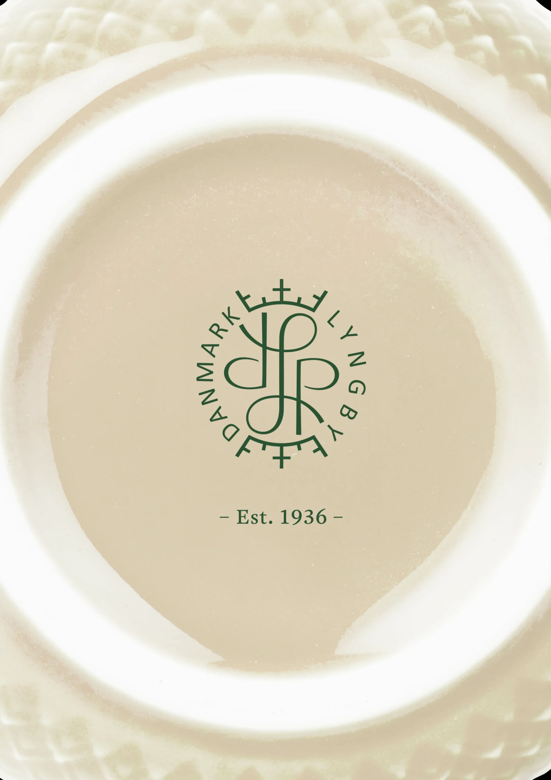 Hot Lyngby Porcelæn Rhombe Earth Krus med hank 39 cl marble
