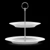 New Lyngby Porcelæn Rhombe Etagere Ø27 cm hvid | Køb her
