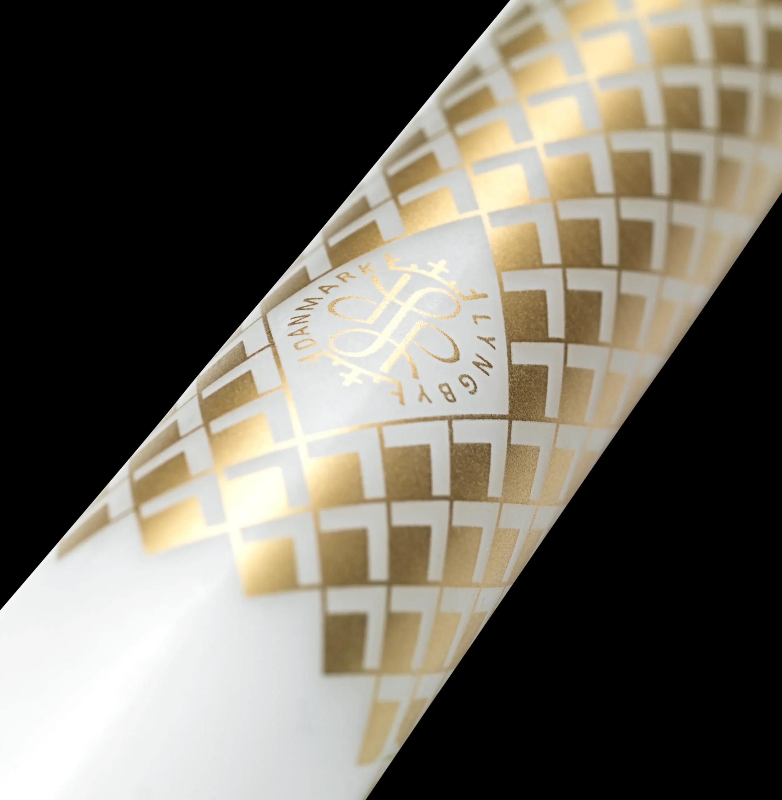 Clearance Lyngby Porcelæn Rhombe Kalenderlys Ø2 cm hvid | Køb her