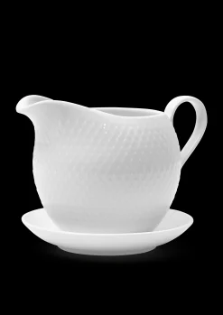 Sale Lyngby Porcelæn Rhombe Saucekande 67 cl hvid | Køb her