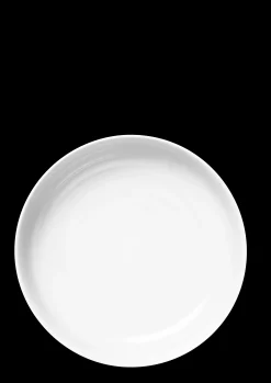 Clearance Lyngby Porcelæn Rhombe Serveringsskål Ø28 cm hvid | Køb nu