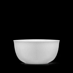 Clearance Lyngby Porcelæn Rhombe Serveringsskål Ø22 cm hvid | Køb her