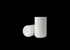 Best Lyngby Porcelæn Vase H25 cm i hvid fra serien Lyngby