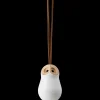 New Rosendahl Forest Tales Ugle Ø4 cm blank hvid | Køb her