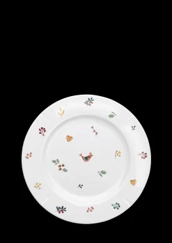 Best Rosendahl GC Cottage Tallerken Ø23 cm hvid m. deko | Køb nu