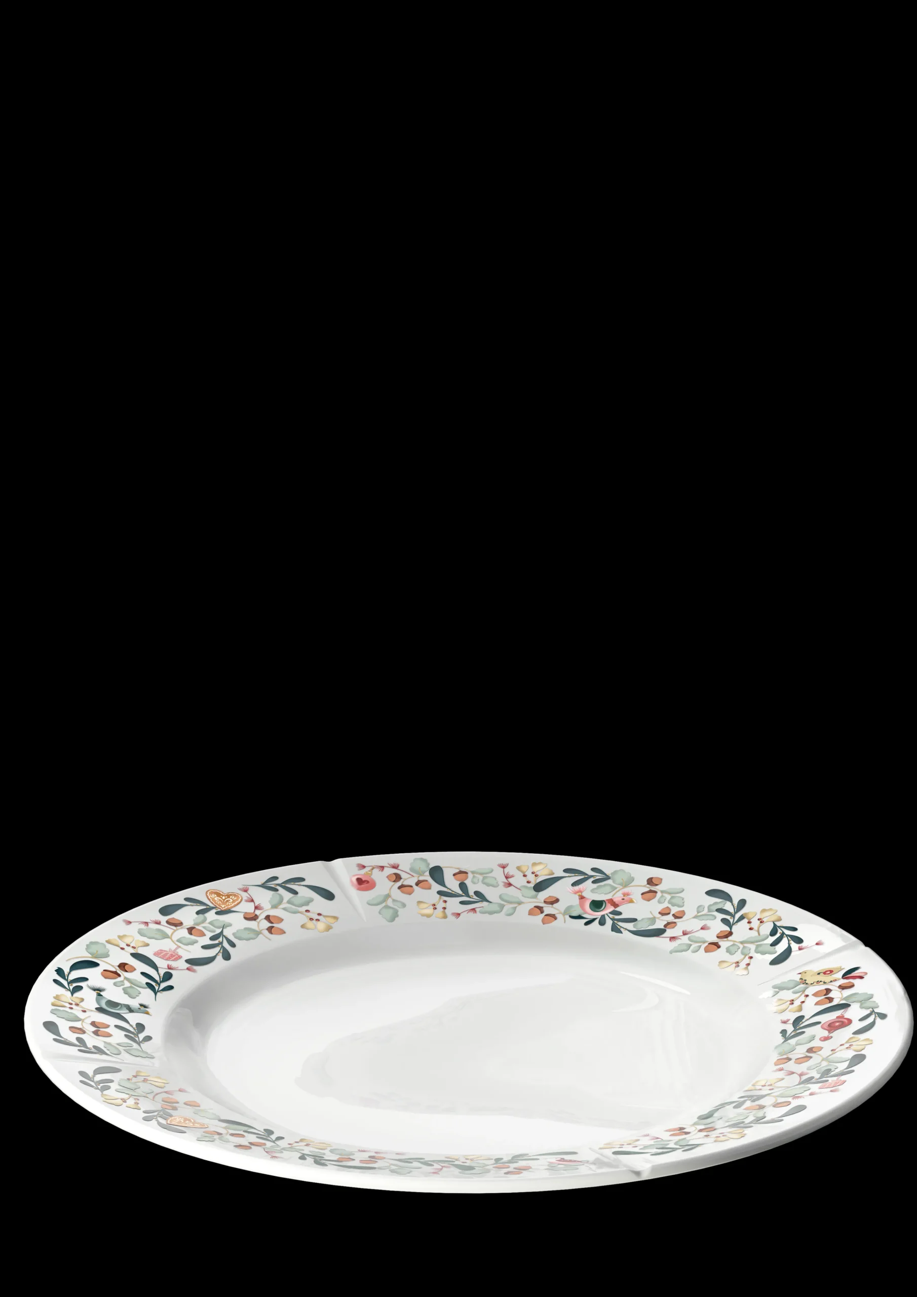 Sale Rosendahl GC Cottage Tallerken Ø27 cm hvid m. deko | Køb nu