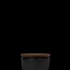 New Rosendahl Saltkar med låg 15 cl i sort fra serien RÅ