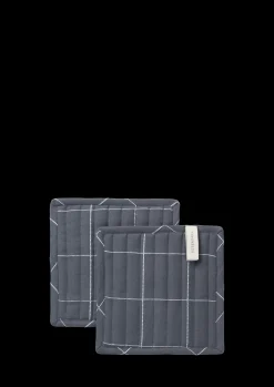Discount Rosendahl Textiles Gamma Grydelapper 22x22 cm grå 2 stk.