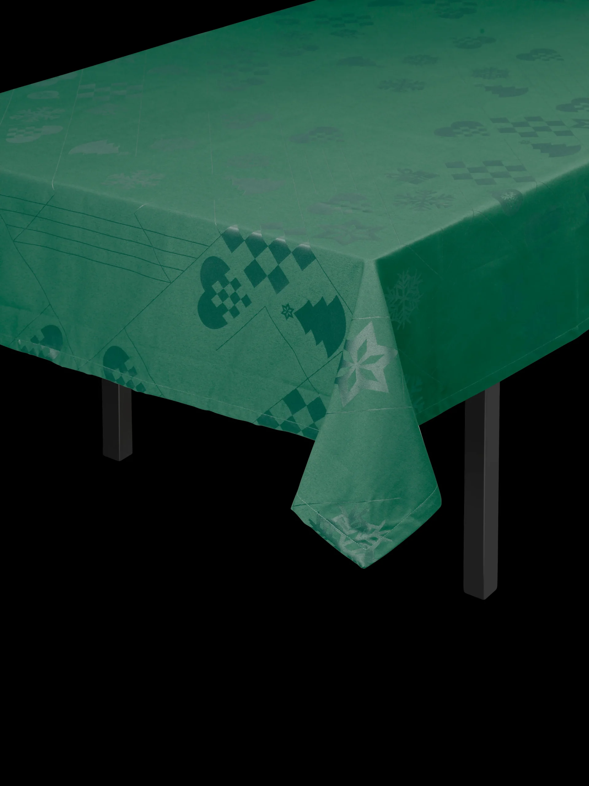 Online Rosendahl Textiles Natale Damaskdug 150x320 cm grøn