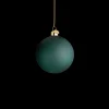 Sale Holmegaard Souvenir Julekugle Ø8 cm mørk grøn